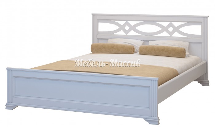 Кровать Лира из массива дерева