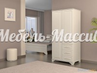 Шкаф Лиана 24 из массива дерева Ш-90см,В-190см,Г-60см
