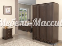 Шкаф Лиана 10 из массива дерева Ш-120см,В-190см,Г-60см