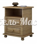 Тумба Филенка 2 ящика + ниша из массива Ш-45см,В-58см,Г-30см