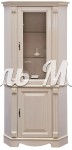 Шкаф - Сервант угловой Венето 211 из массива дерева Ш-80*80 см,В-200см,Г-45см