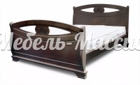 Кровать Делиз из массива дерева