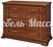 Комод Верди - 400.4 (4 ящика) из массива Ш-120см,В-100см,Г-45см