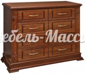 Комод Верди - 400.4 (4 ящика) из массива Ш-120см,В-100см,Г-45см