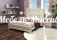 Кровать Симфония модель №3 из массива