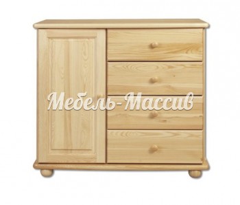 Комод КД - 118 из массива дерева Ш-100см,В-90см,Г-45см