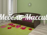 Кровать Виола из массива дерева