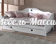 Кровать - диван Дюймовочка из массива дерева