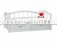 Кровать Аделина из массива дерева