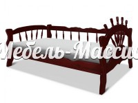 Кровать Моряк из массива дерева
