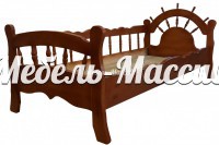 Кровать Моряк из массива дерева