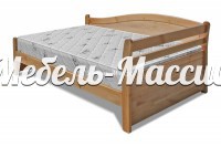 Кровать Вероника из массива дерева