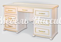 Письменный стол Омега модель№2 из массива Ш-180см,В-85см,Г-60см