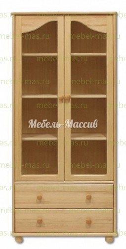 Книжный шкаф Витязь модель№2 из массива Ш-80см,В-190см,Г-35см
