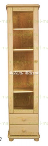 Книжный шкаф Витязь модель№12 из массива Ш-30см,В-190см,Г-30см