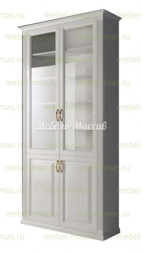 Книжный шкаф Валенсия модель№1 из массива Ш-120см,В-240см,Г-45см