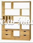 Стеллаж Витязь модель№10 из массива Ш-140см,В-200см,Г-35см