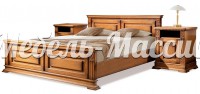 Кровать Верди Люкс из массива дерева