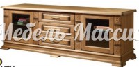 ТВ тумба Верди - 318. 150ширина (со стеклами) из массива Ш-150см, В-60см,Г-45см