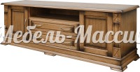 ТВ тумба Верди - 319. 180ширина (филенка) из массива Ш-180см, В-60см,Г-45см
