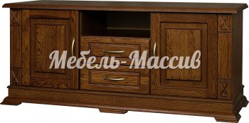 ТВ тумба Верди - 316. 120ширина (филенка) из массива Ш-120см, В-60см,Г-45см
