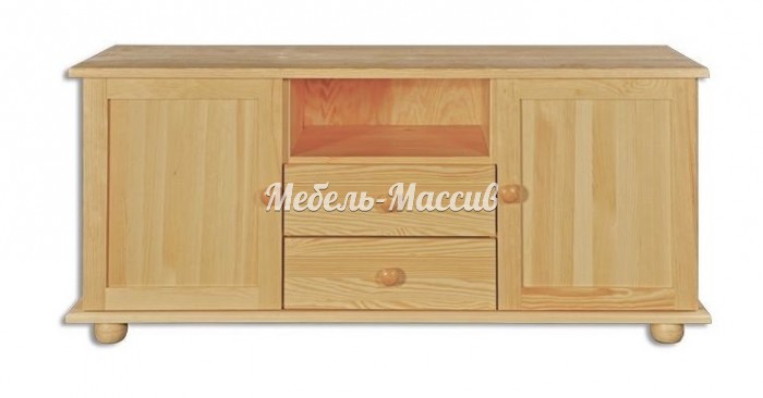ТВ тумба Витязь 120 из массива Ш-140см,В-50см,Г-45см