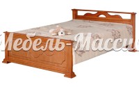 Кровать Ирида из массива дерева