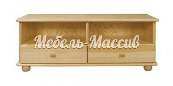 ТВ тумба Витязь 122 из массива Ш-100см,В-50см,Г-45см