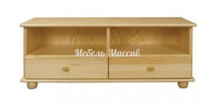 ТВ тумба Витязь 122 из массива Ш-100см,В-50см,Г-45см
