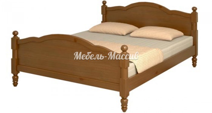 Кровать Мелодия из массива дерева