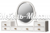 Зеркало - надставка Паола из массива Ш-105см, В-68см,Г-30см