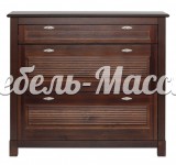 Обувница Рауна 670 из массива Ш-120см,В-100см,Г-40см