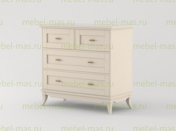 Комод Римини с 4мя ящиками Бук+МДФ (эмаль)