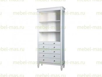 Стеллаж Ольса 200/014 покрытие морилка/эмаль