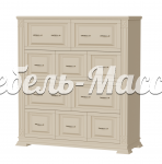 Комод Верди - 201 из массива Ш-120см,В-130см,Г-45см