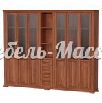 Библиотека Верди - 245 из массива Ш-280см,В-220см,Г-45см