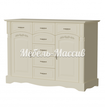 Комод Паола - 424 из массива Ш-125см,В-90см,Г-45см