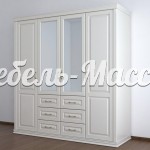 Шкаф Верона 4-х створчатый из массива Ш-200см,В-220см,Г-60см